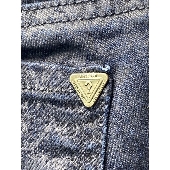 Guess Maxine Low Rise Jegging Skinny Fit Dark Blue Floral Women's Size 26x30 - Picture 4 of 10